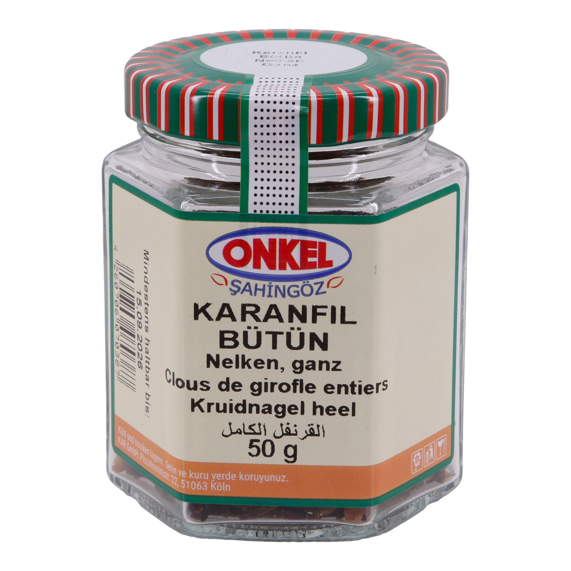 Gewürznelken Onkel Şahingöz Nelken ganz | Gewürz | aromatisch für vielfältige Anwendungen | 50 g ONKEL SAHINGÖZ